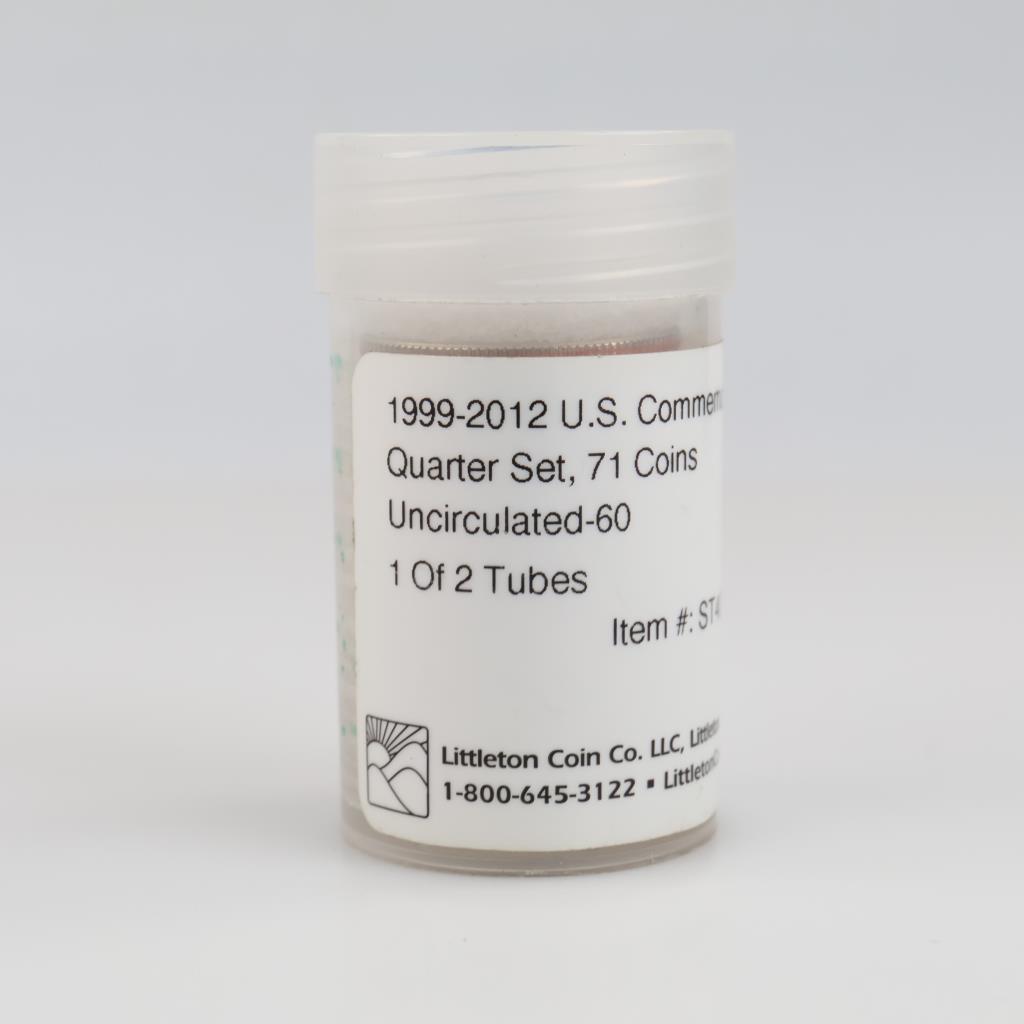 US Coin Roll Commemorative Quarters, 21 Pieces