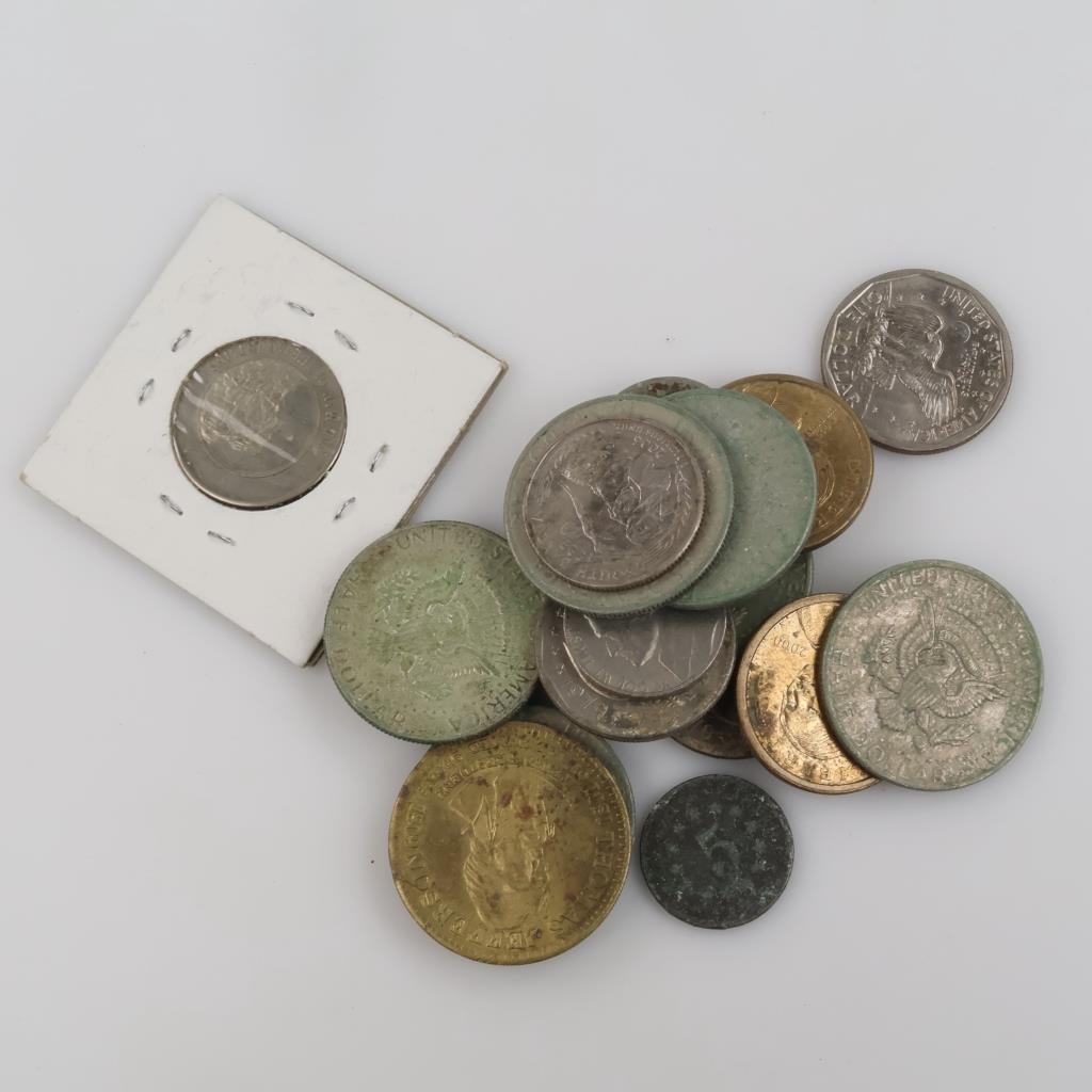 US Coins & Tokens, 22 Pieces