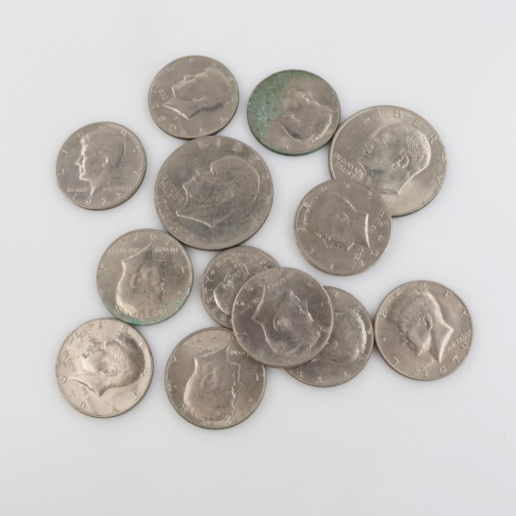 US Currency, 13 Pieces