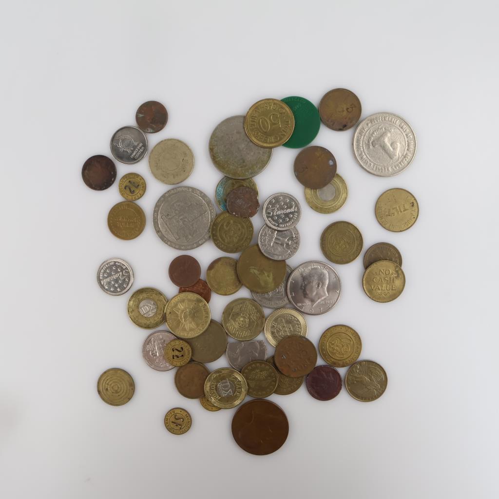 US Currency And Token, 45+ Pieces