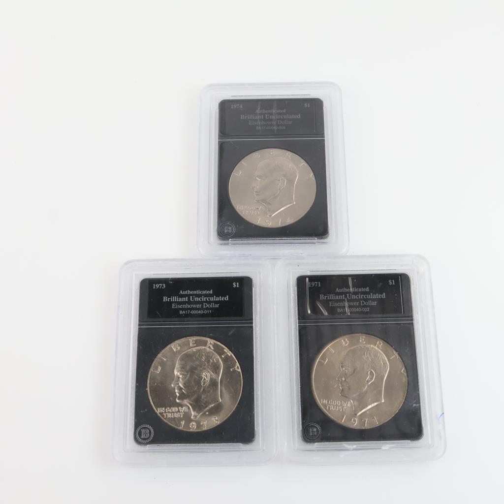 US Eisenhower IKE Dollars, 3 Dollar
