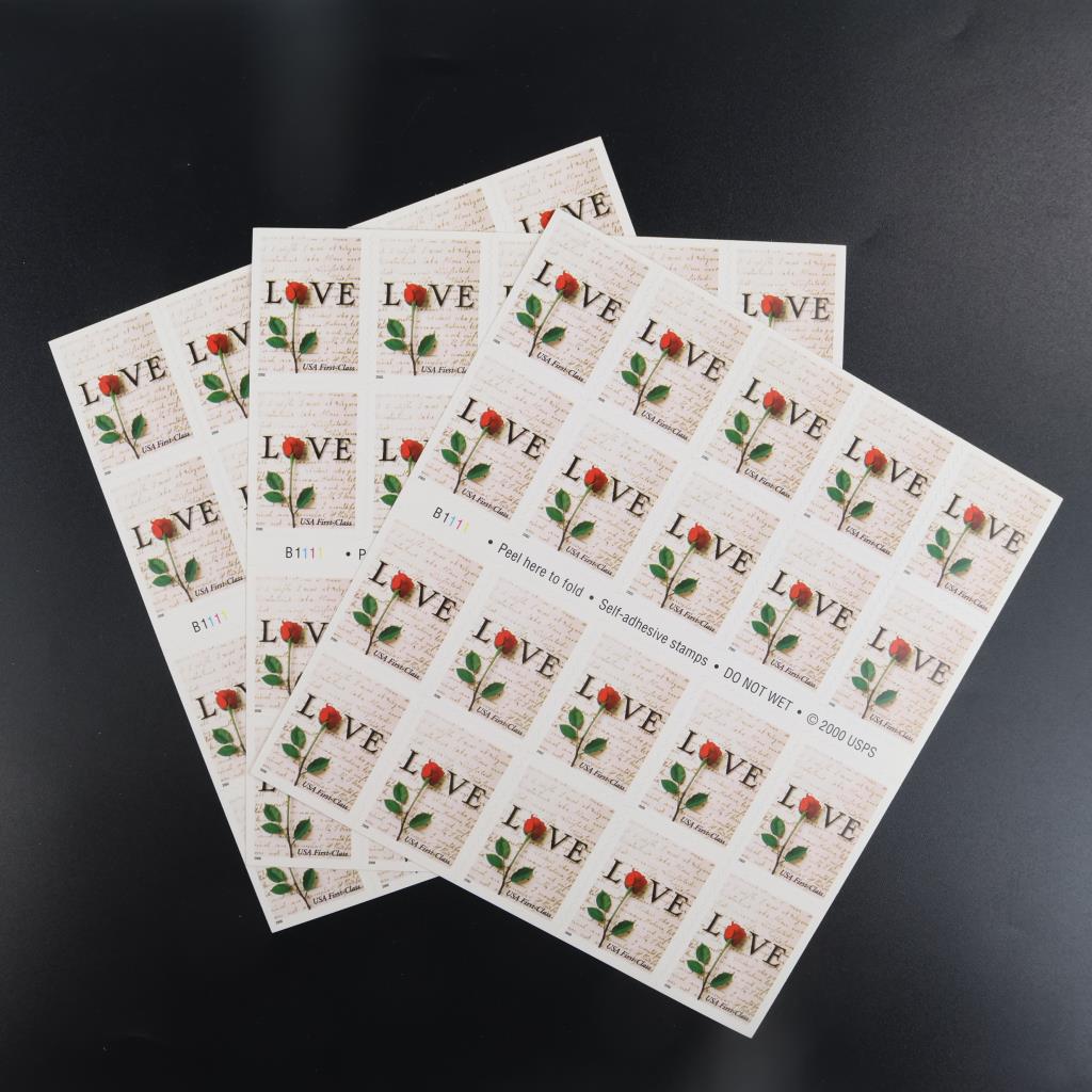 US Love Stamps, 60 Pieces