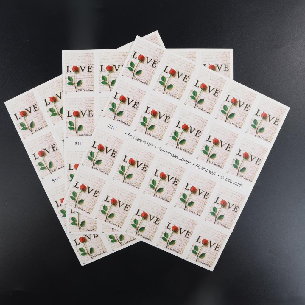 US Love Stamps, 60 Pieces