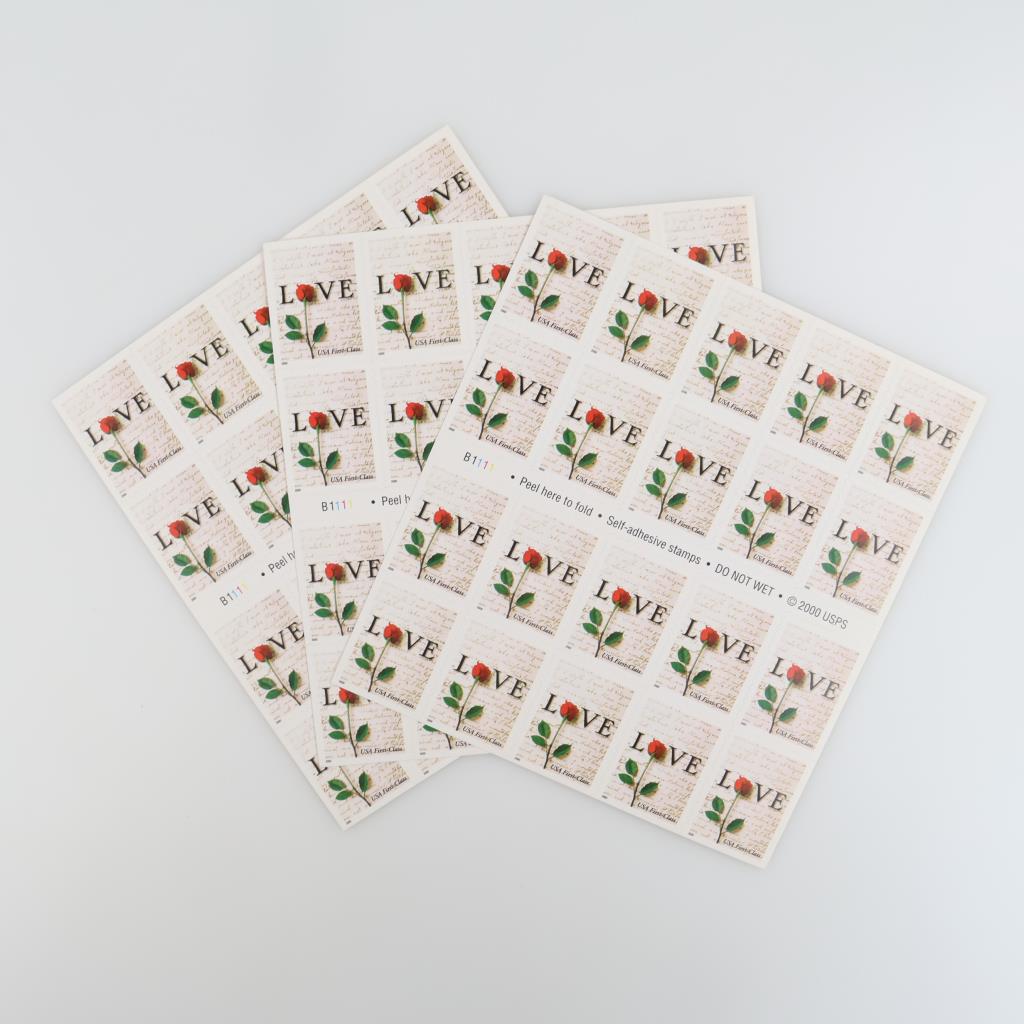 US Love Stamps, 60 Pieces