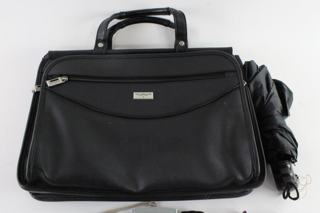 U.S. Luggage Laptop Bag And More, 7 Pieces Property Room