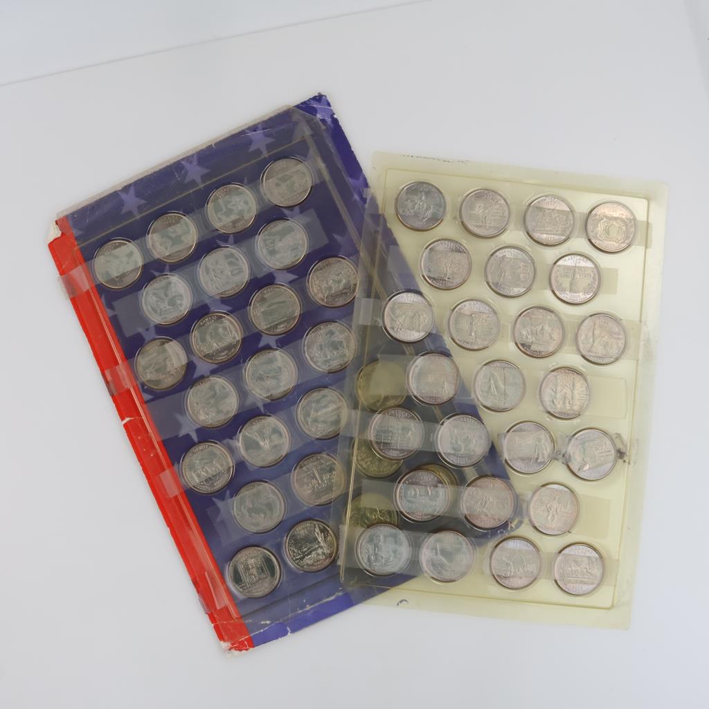 US Statehood Quarters Complete Set, 50 Pieces