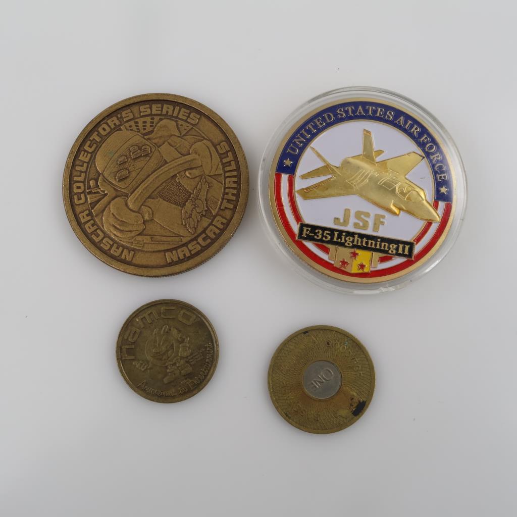 US Tokens, 4 Pieces