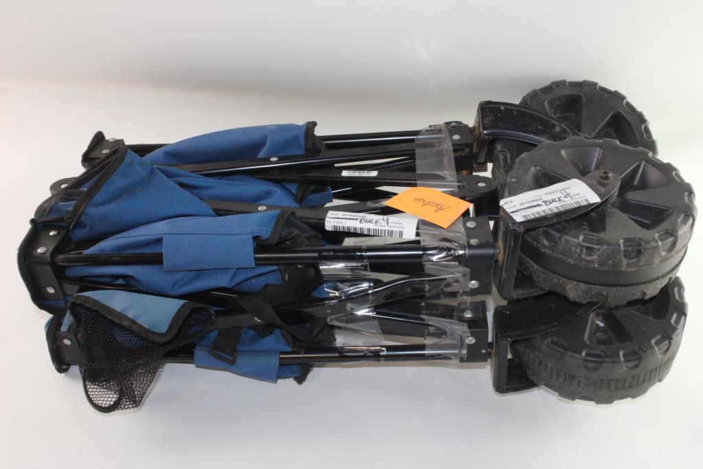 Utility Foldable Wheeled Cart Property Room