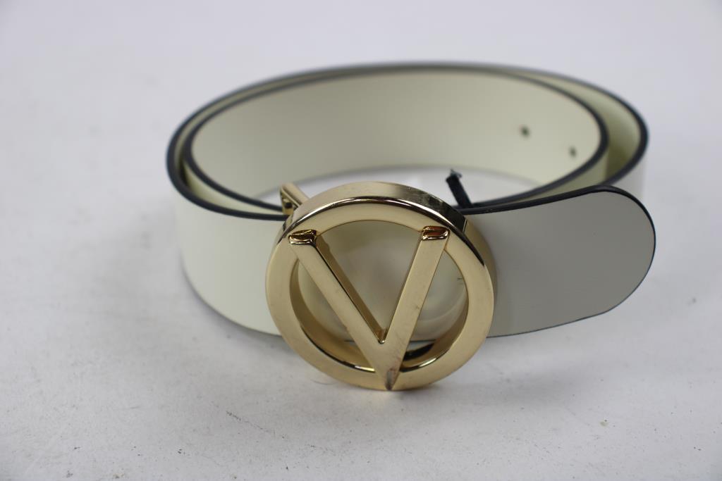 Valentino White Belt