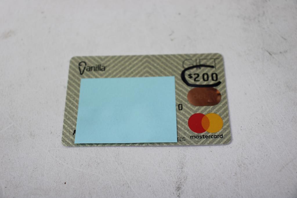 Vanilla $200 Mastercard Gift Card | Property Room