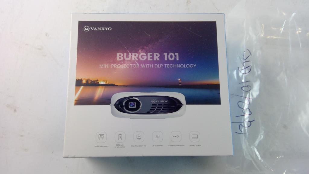 Vankyo Burger 101 Mini Projector Property Room