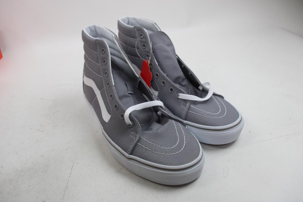Vans Gray Hi-Top Shoes, Men's Size 11