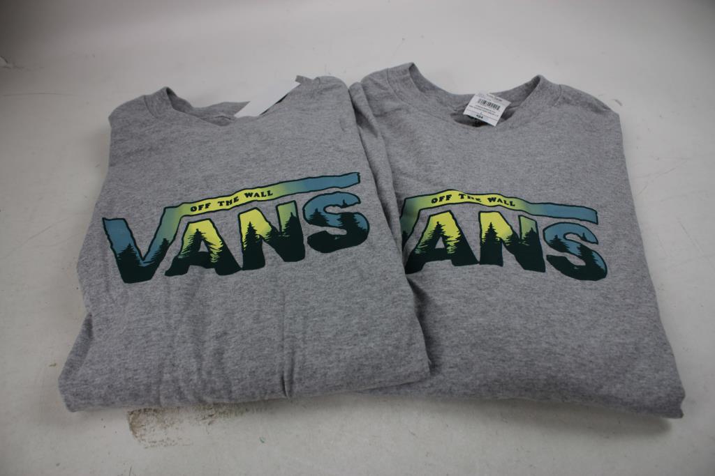 Vans Long-Sleeve Shirts Bulk Lot, Large - XL, 4 Pieces