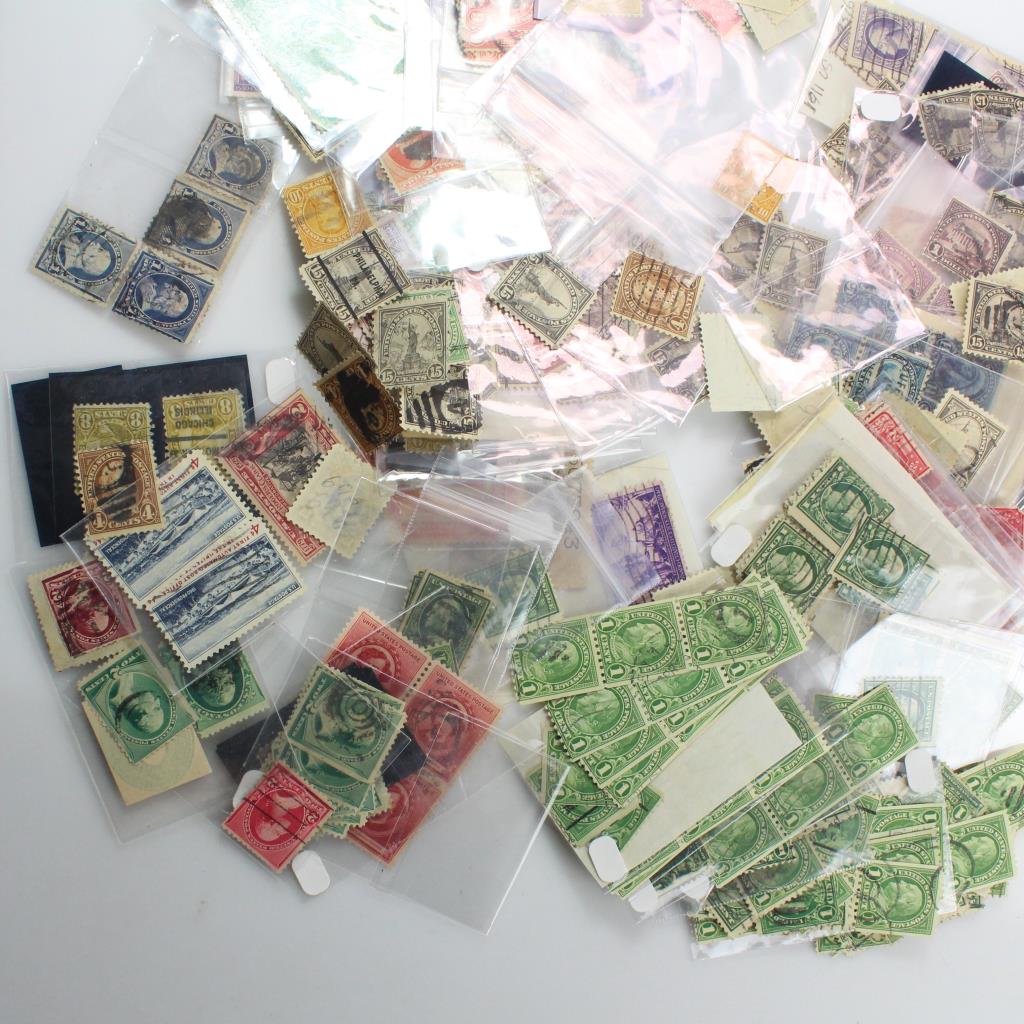 Various Stamps. 100+ Pieces Property Room