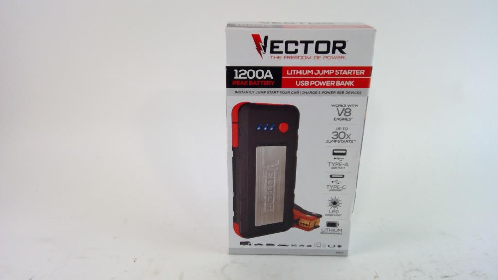 Vector Jump Starter/USB Powerbank Property Room
