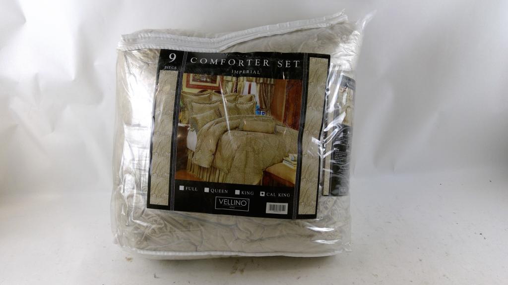 Vellino 9 Piece Comforter Set Size California King
