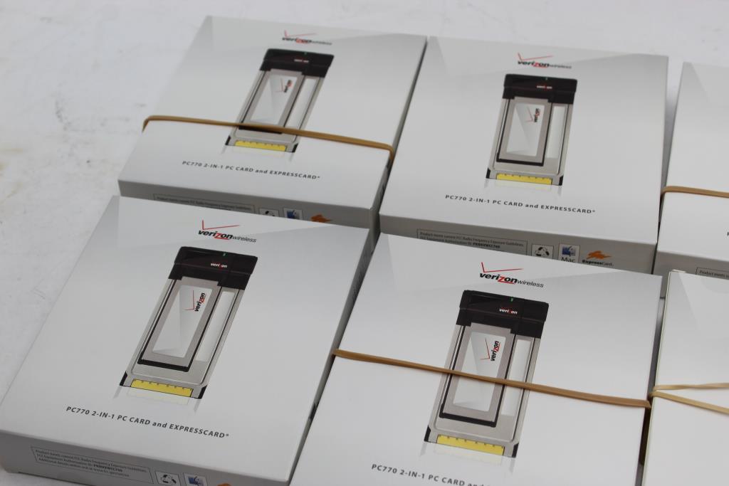 Verizon 2 In 1 Pc Card And Expresscard, 8 Pieces | Property Room