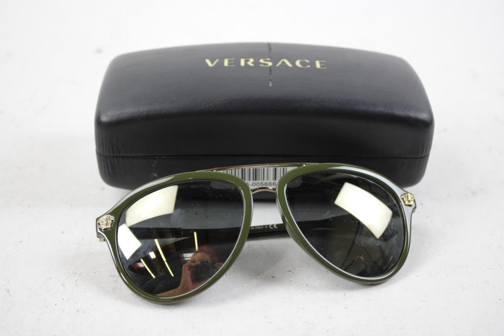 Versace Men's Aviator Sunglasses