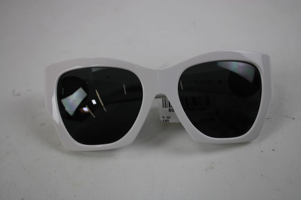 Versace White Butterfly Prescription Sunglasses