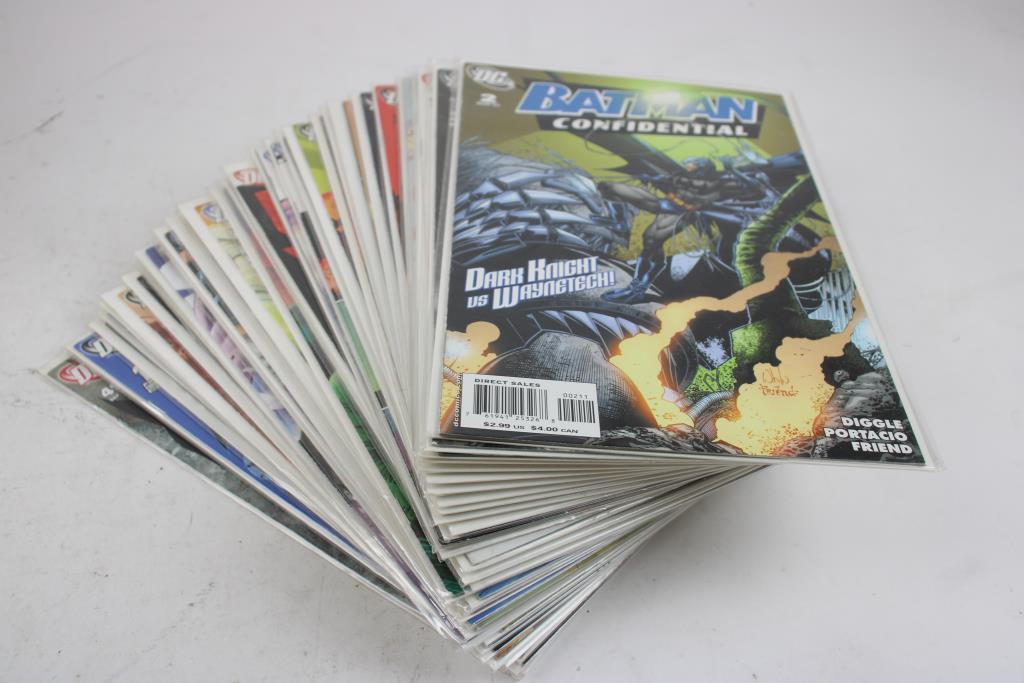 Vertigo, DC, And More Comic Book Bulk Lot, 54 Pieces Property Room