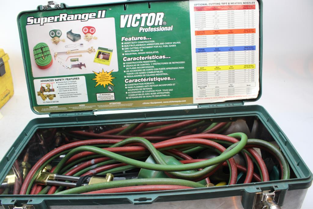 Victor Professional Super Range II, Gerber Multitool, Crescent Wrench