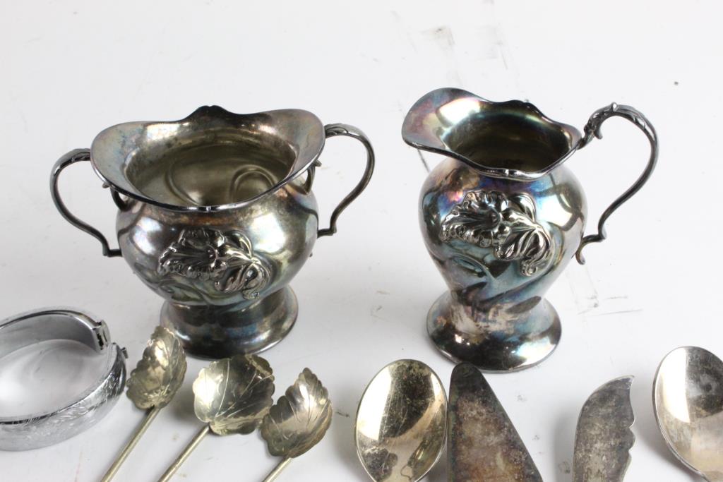 Victor Silver Co. Pourer And More, 10 Pieces Property Room