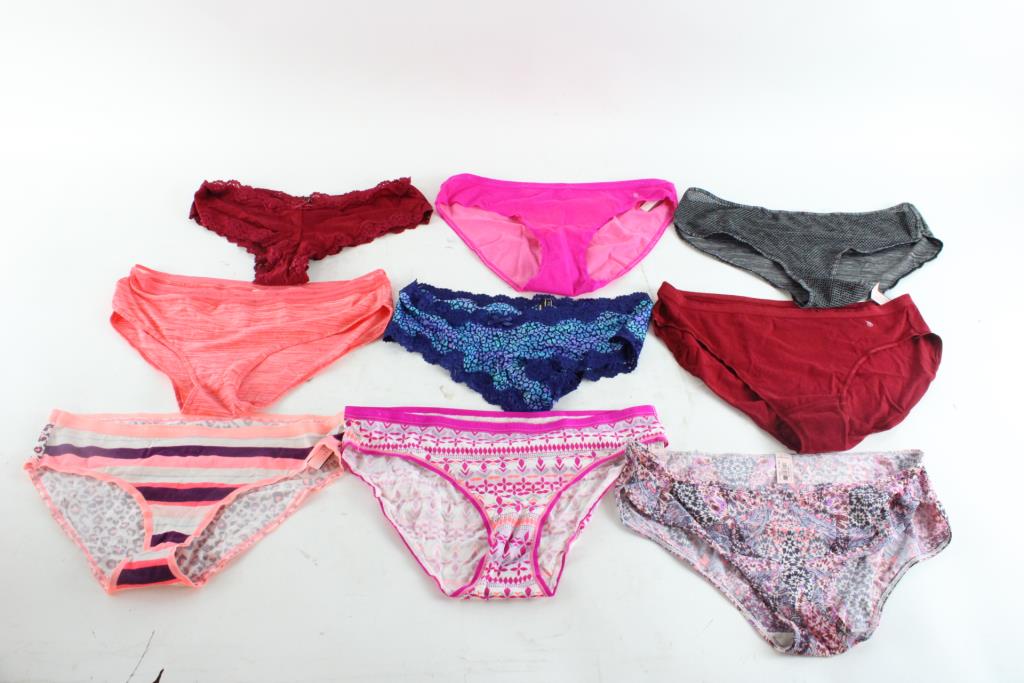 7 Slip Victoria’s Secret – Taglia M, Colori Assortiti, Stile Bikini
