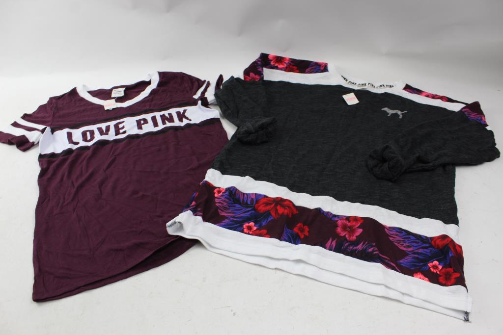 Victoria Secret Pink Shirts Size Xs S 2 Pieces Property Room