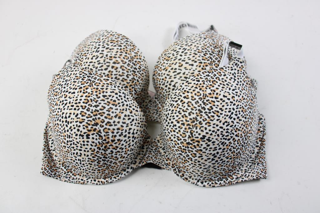 Victoria Secret TShrit Push Up Bras, Size 38D, 2 Pieces Property Room