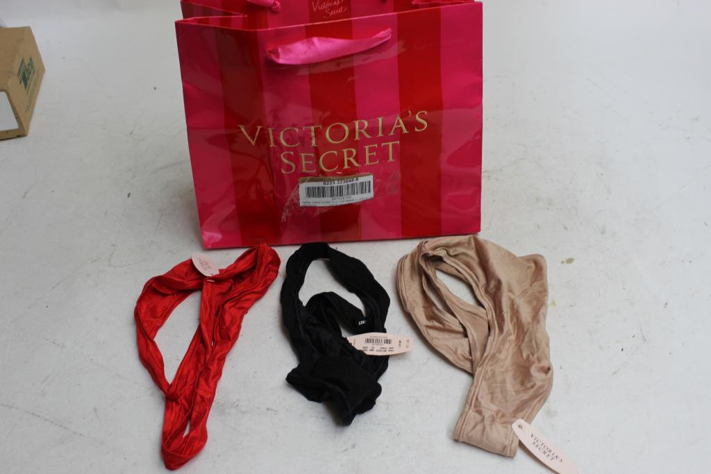 Victoria Secret Underwear, 3 Pieces, Sizes ML Property Room