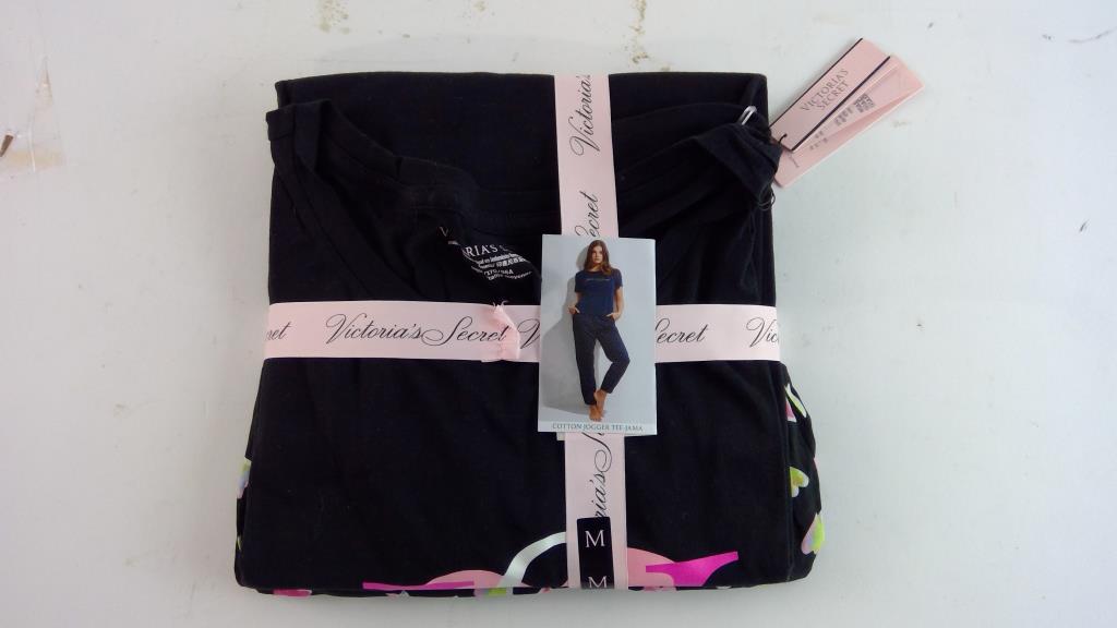 Victoria's Secret Cotton Jogger TeeJama, Size M Property Room