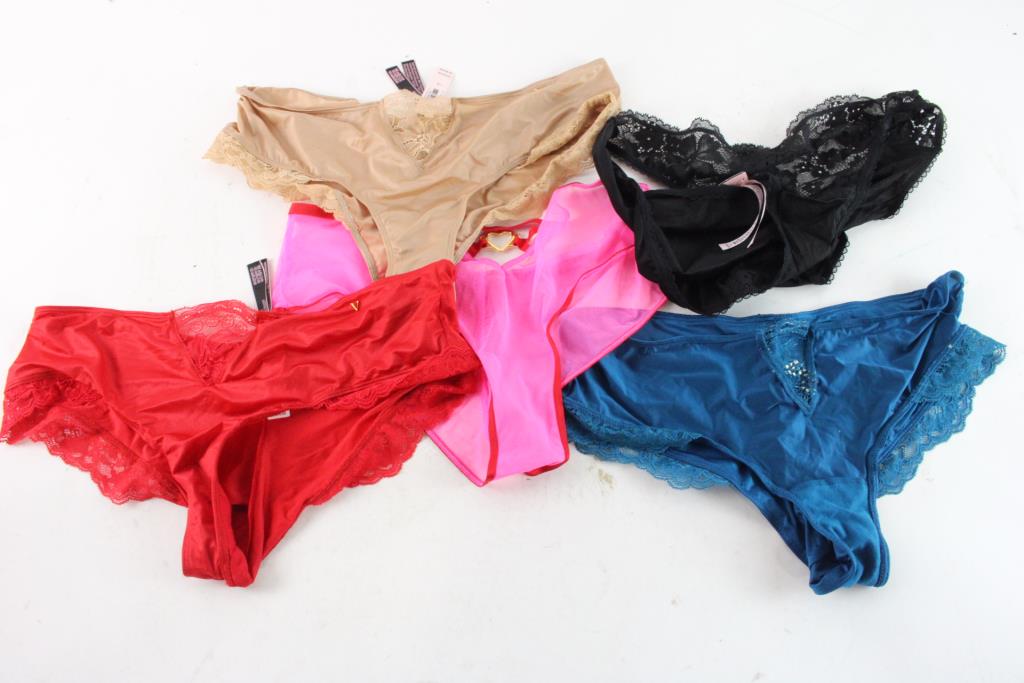 Victoria's Secret Size L Underwear, 5 Pieces Property Room