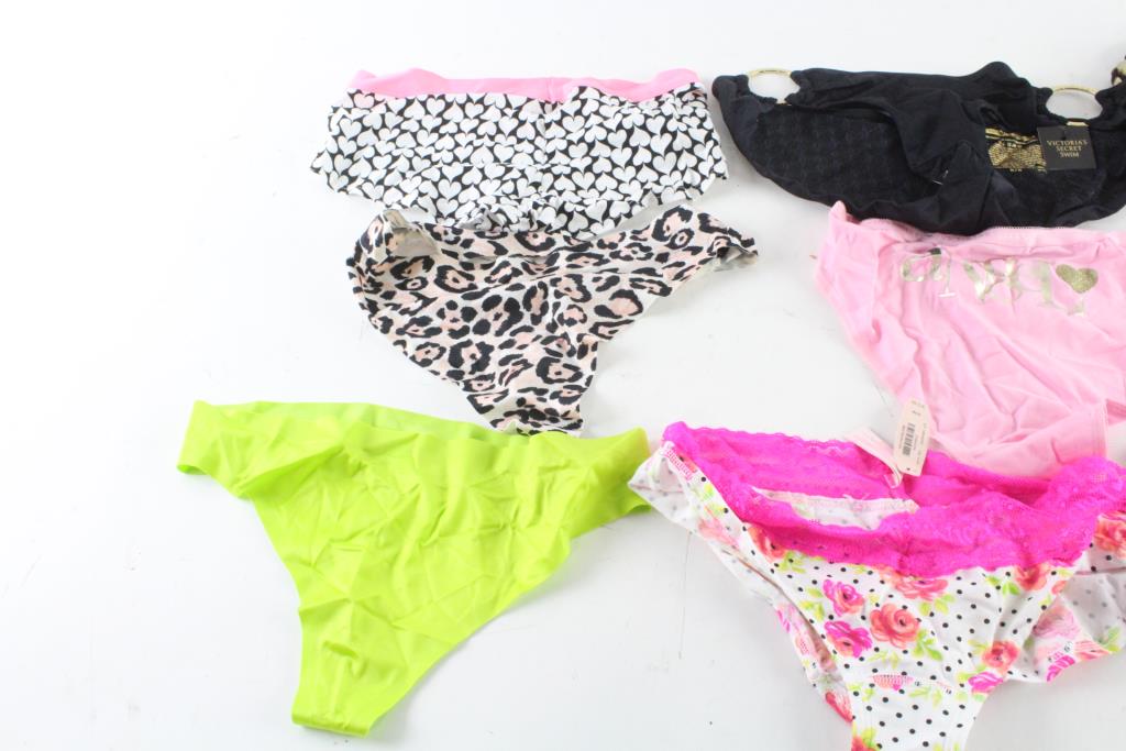 Victoria's Secret Underwear Size Large And More, 9 Pieces Property Room