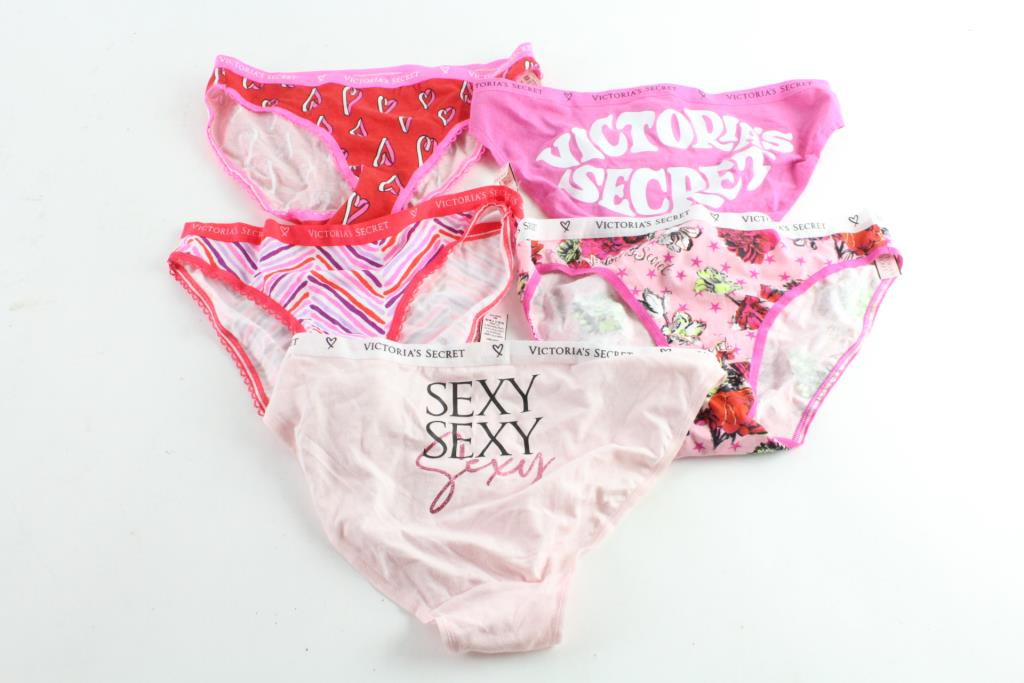 Victoria's Secret Underwear Size Small And Medium, 5 Pieces Property Room
