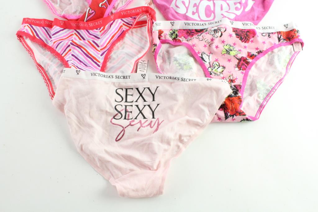 Victoria's Secret Underwear Size Small And Medium, 5 Pieces Property Room