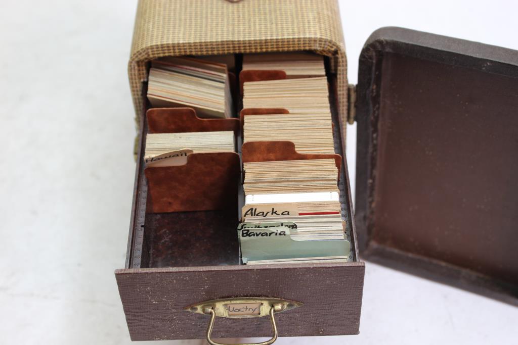 VINTAGE & JAFFE BAJA SLIDE CASE With Photos 2 Pieces Property