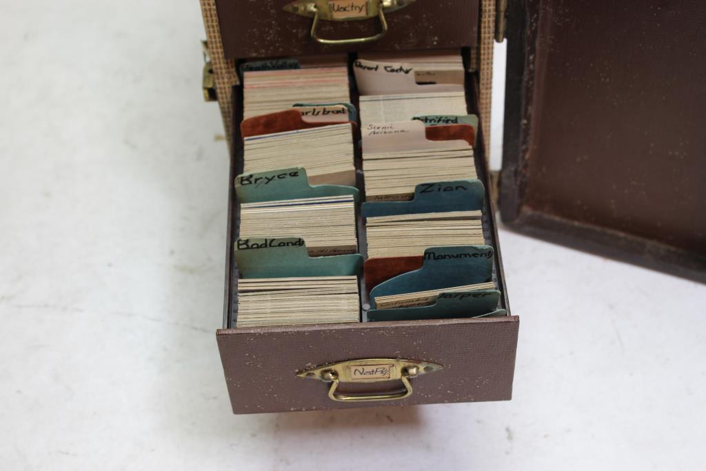 VINTAGE & JAFFE BAJA SLIDE CASE With Photos 2 Pieces Property