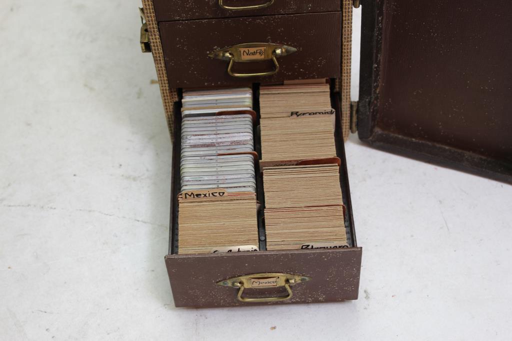 VINTAGE & JAFFE BAJA SLIDE CASE With Photos 2 Pieces Property