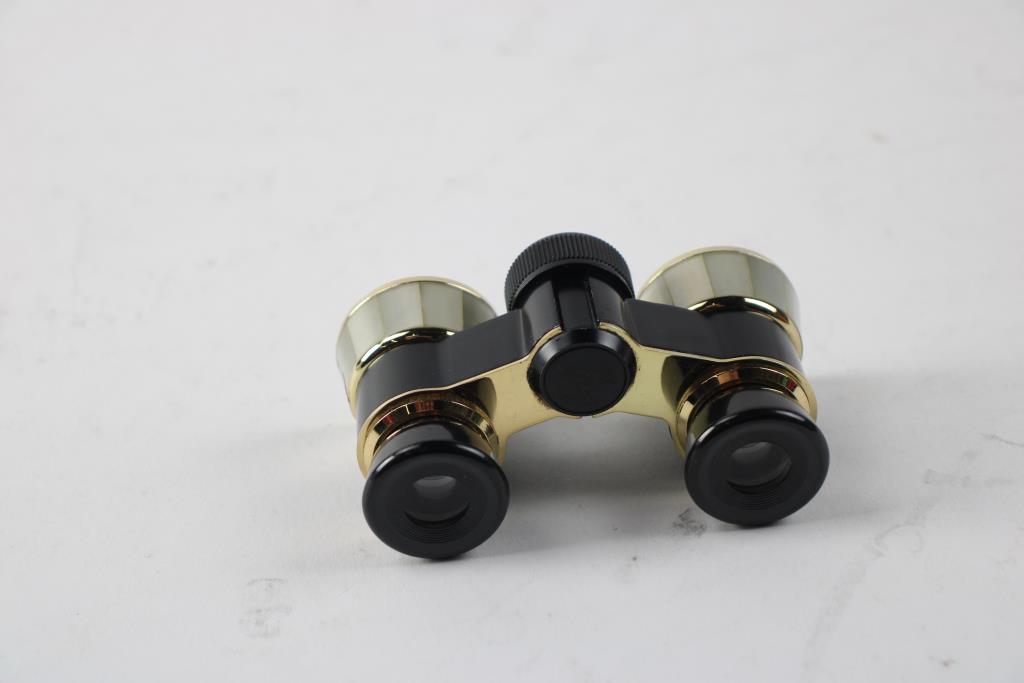 Vintage Bushnell 3x Coated Mother of Pearl Opera Glasses Property Room