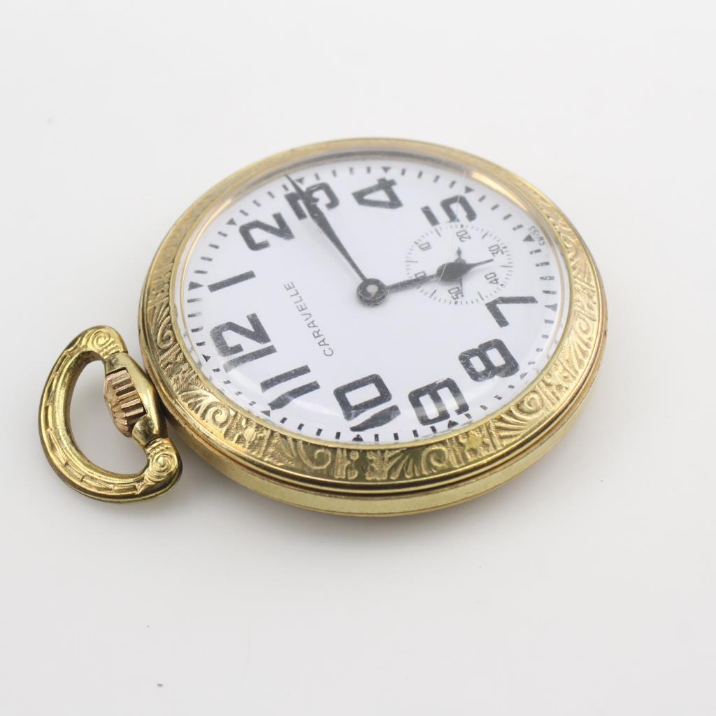 Vintage Caravelle Pocket Watch Property Room