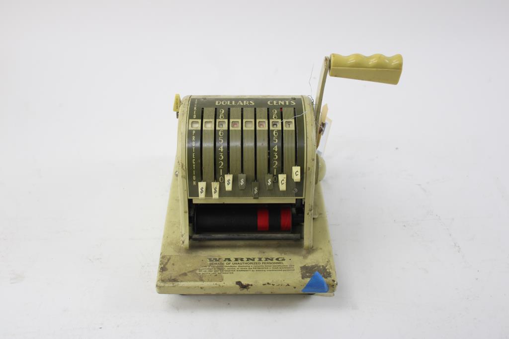 Check Embosser Vintage Check Embosser | Property Room