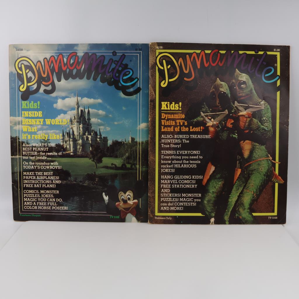 Vintage Dynamite Magazine, 2 Magazines