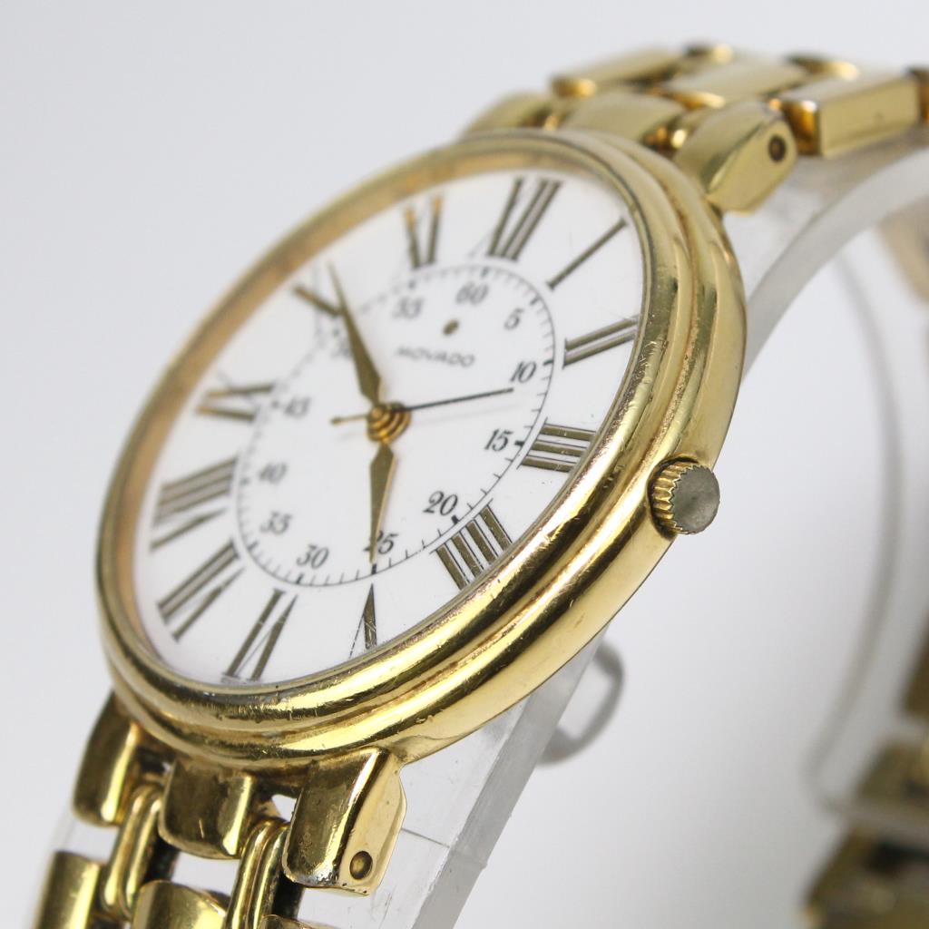 Vintage Gold Plated Movado ESQ Dress Watch Property Room