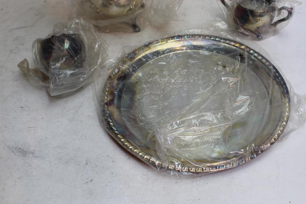 Vintage Leonard Silverplate Tea/ Coffee Set 4 Pieces | Property Room Vintage Leonard Silverplate Tea/ Coffee Set 4 Pieces | Property Room