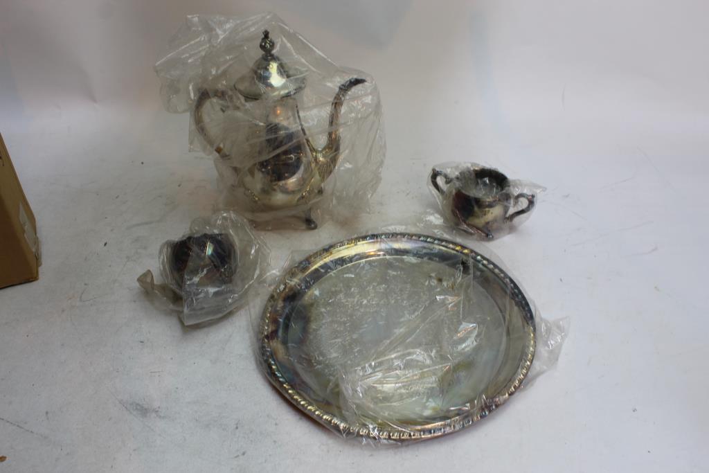 Vintage Leonard Silverplate Tea/ Coffee Set 4 Pieces | Property Room Vintage Leonard Silverplate Tea/ Coffee Set 4 Pieces | Property Room