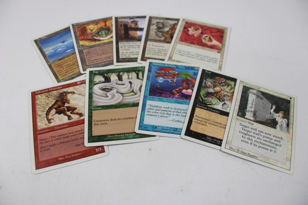 vintage-magic-the-gathering-trading-card-lot-10-cards-property-room