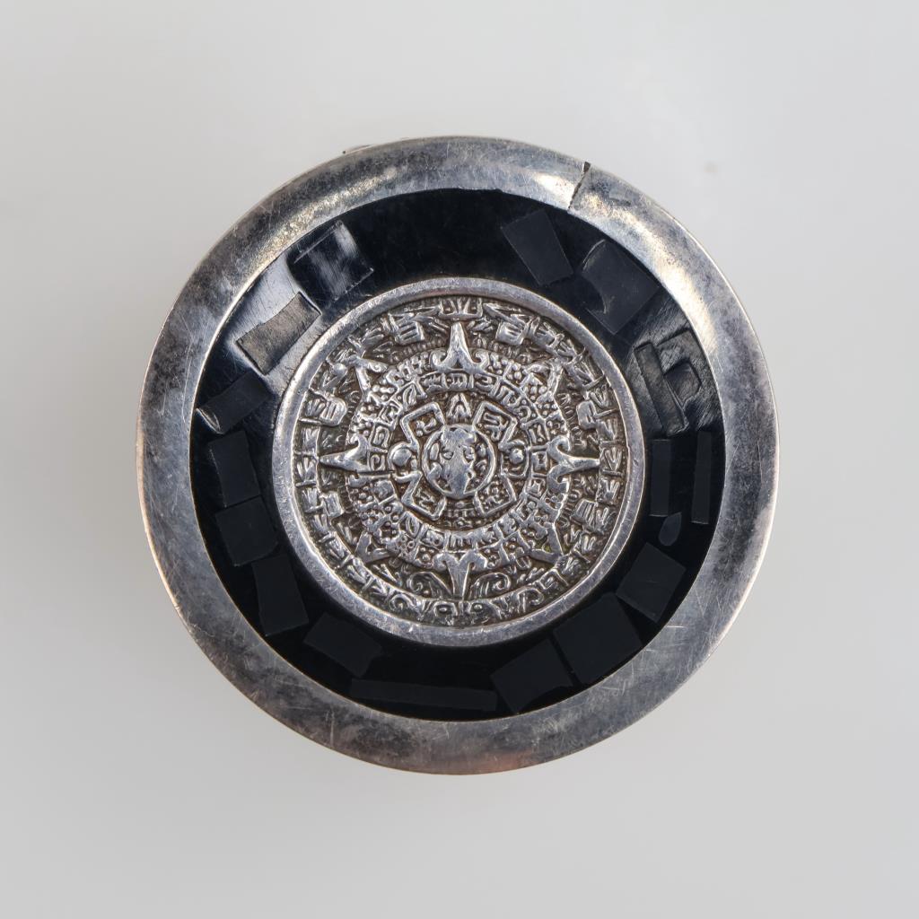 Vintage Sterling Silver Pill Box