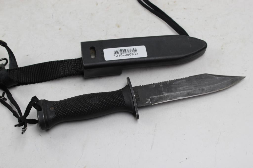 Vintage US Navy Diving Fixed Blade Combat Knife MK3 2V376