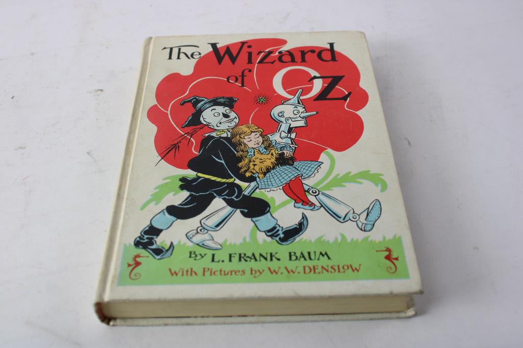 Vintage Wizard Of Oz L. Frank Baum With Pictures By W.W. Denslow, The