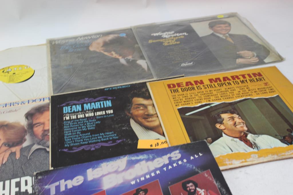 Vinyl Records Wayne Newton, Dean Martin And More 5+ Items Property Room